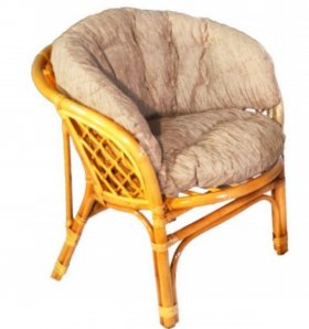 Кресло Багама с полными подушками (Мёд) в Пурпе - purpe.ok-mebel.com | фото